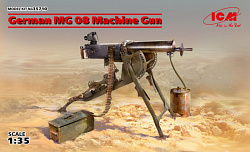 Сборная модель из пластика Немецкий пулмет MG 08, 1:35, ICM (35710) (35710)