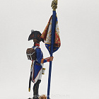 Миниатюра из олова Старший сержант-орлоносец 4-го линейн. полка, 1805 г, 54 мм, Студия Большой полк (БП0504.12.03.54) (БП0504.12.03.54)