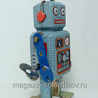 Робот жестяной с ключиком заводной (704-2276) (704-2276)