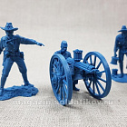 Солдатики из пластика Пулемет Гатлинга с расчетом 1862 год, 1:32 Plastic Platoon
