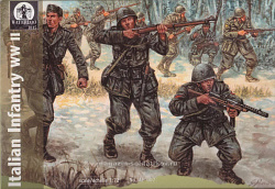 Солдатики из пластика АР 007 Итальянская пехота, WWII, (1/72) Waterloo