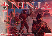 Солдатики из пластика Ниндзя (1/72) Red Box - фото