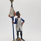 Миниатюра из олова Старший сержант-орлоносец 4-го линейн. полка, 1805 г, 54 мм, Студия Большой полк (БП0504.12.03.54) (БП0504.12.03.54)