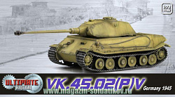 Сборная модель из пластика Д Танк VK.45.02(P)V (1/72) Dragon (60530) (60530)