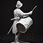 Сборная миниатюра из смолы Юный барабанщик, полки нового строя, XVII век, 54 мм, TRILOKA miniatures