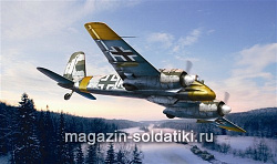 Сборная модель из пластика ИТ Самолет HS-129 B-2 (1/72) Italeri (1294) (1294)