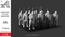 Сборные фигуры из смолы Легионеры в лориках, 1:72, Alex miniatures (А81) (А81)
