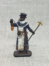 Миниатюра из олова Чумной доктор, 54 мм, Студия Большой полк - фото