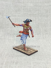 Миниатюра из олова Пират с абордажным топором, 54 мм, Студия Большой полк - фото