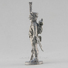 Сборная миниатюра из металла Шассер легкой пехоты, стоящий, Франция, 28 мм, Аванпост