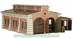 Сборная модель из картона «Паровозное депо». . 1/87 Умбум (305) (305)