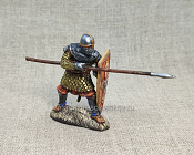 Миниатюра из олова Тяжеловооруженный русский копейщик, 54 мм, Большой полк - фото