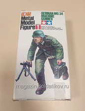Metal Model 1/25 German MG34 Machine Gunner - фото