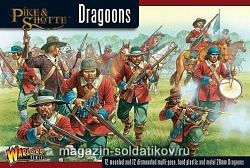 Сборные фигуры из пластика Драгуны (12) BOX Warlord (WGP-07) (WGP-07)