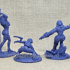 Солдатики из мягкого резиноподобного пластика Киберпанк, набор 6 шт, 1/32 Soldiers. Есть