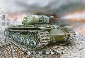 Сборная модель из пластика Тяжелый огнеметный танк КВ-8С (1/35) Восточный экспресс - фото