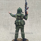 Миниатюра из олова Боец внутренних войск, Россия, 54 мм (ИЛ1928.16.01.54) (ИЛ1928.16.01.54)