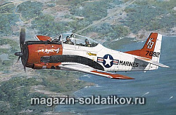 Сборная модель из пластика T-28B Trojan противолодочный самолет (1/48) Roden