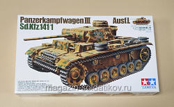 Сборная модель из пластика 35215 Sd.Kfz. 141/1 Panzerkampfwagen III Ausf. L 1/35 Tamiya (503-042) (503-042)