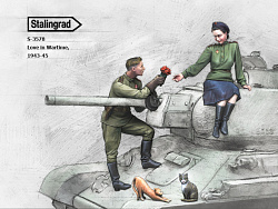 Сборная миниатюра из смолы Love in Wartime, 1/35, Stalingrad