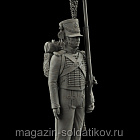 Сборная миниатюра из смолы Рядовой морского батальона. Франция 1812 г. 60 мм, HIMINI (HI-60-036) (HI-60-036)