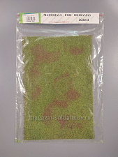 Материалы для создания диорам Травяное покрытие (Лист А4), (с грунтом) DASmodel - фото