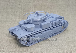 Трёхбашенный средний танк Т-28 1/56 3Д Корнукопия (552-030) (552-030)