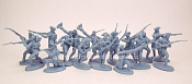 Солдатики из пластика Американская регулярная армия (American regular army), 1:32, LOD Enterprises - фото