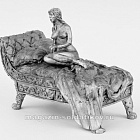 Миниатюра из олова 449 РТ Девушка на кушетке, 54 мм, Ратник (449-РТ) (449-РТ)