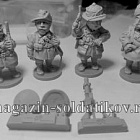 WWI: Британская армия, набор №2 (пехота доминионов) - комплект шаржевых фигур из 4-х штук