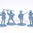 Солдатики из пластика Колониальный минитмен (Colonial minutemen), 16 фигур, 1:32, LOD Enterprises