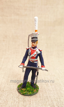 Обер-офицер Литовского уланского полка, Россия 1811-14 гг., 54мм (QF0173) (QF0173)