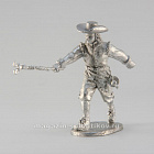 Сборная миниатюра из смолы Артиллерист с пальником, 28 мм, Аванпост