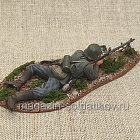 Германский пулеметчик 1941 год, 54 мм, Студия Большой полк (ИЛ1004.14.03.54) (ИЛ1004.14.03.54)