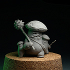 Сборная фигура из смолы Отец Белгриб и его грибята (50 мм) Blood Carrot Knights