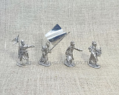Сборная фигура из металла Командная группа, 1877-1878 гг. 28 мм, Figures from Leon - фото