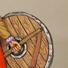 Миниатюра в росписи Викинг со знаменем («ворон»), 9-10 вв., 54 мм, Сибирский партизан.
