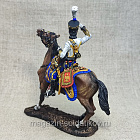 Миниатюра из олова Полковник 5-го гусарского полка, Франция, 1809 г., 54 мм, Студия Большой полк (ИЛ2647.12.03.54) (ИЛ2647.12.03.54)