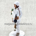 Автоматчик пехоты Красной Армии в зимнем камуфляже, 1941-45 гг., 54 мм (QF0029) (QF0029)