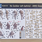 Сборные фигуры из пластика MB 35181 «Своих не бросают». Раненый пес (1/35) Master Box (Q529-020) (Q529-020)
