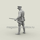 Сборная фигура из смолы SM 3122 Капитан РККА с трофейным мечом син-гунто. Халхин-Гол. 1939 г., 1:35, SOGA miniatures (SM-3122) (SM-3122)