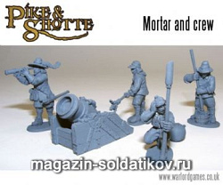 Сборные фигуры из пластика Мортира с расчётом BLI Warlord (WGP-MOR-01) (WGP-MOR-01)