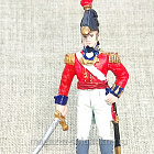 №167 - Офицер 8-го полка (Короля) тяжелой пехоты. Великобритания, 1813 г. (НапВ167) (НапВ167)