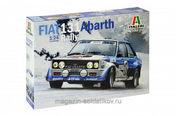 Сборная модель из пластика ИТ Автомобиль FIAT 131 Abarth Rally (1/24) Italeri