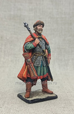Миниатюра из олова Князь Олег Рязанский (1338-1402 гг.), 54 мм, Студия Большой полк - фото