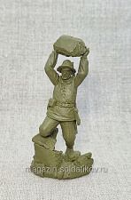 Солдатики из резиноподобного пластика Солдатики Ханомака 1/32 - фото