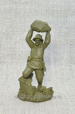 Солдатики из резиноподобного пластика Солдатики Ханомака 1/32 - фото