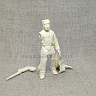 Сборная миниатюра из смолы Американский траппер 1/24 Alex-Moscow (AM236) (AM236)