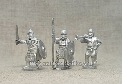 Сборные фигуры из металла Византия X век. Командная группа 1, 28 мм STP-miniatures (STP194) (STP194)