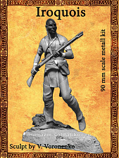 Сборная миниатюра из металла Iroquois 90 мм, Legion Miniatures - фото